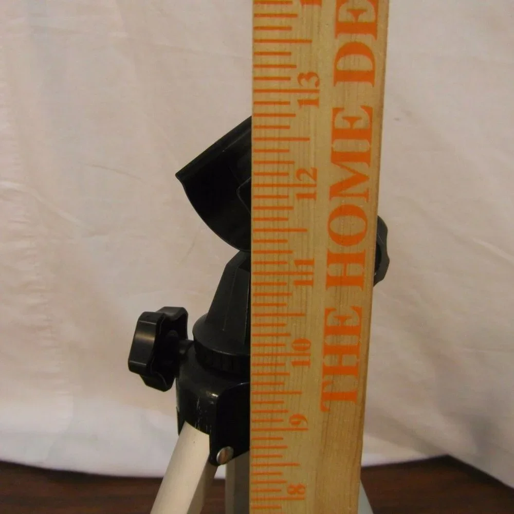 SILVER BLACK PROFESSIONAL CAMERA PHOTOGRAPHER TRIPOD APPROX. 12
